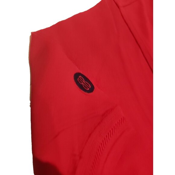 new vintage BILL BLASS PREMIUM size L Mens Polo Shirt Team USA Red American Flag - Picture 5 of 11